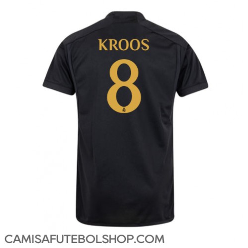 Camisa de time de futebol Real Madrid Toni Kroos #8 Replicas 3º Equipamento 2023-24 Manga Curta